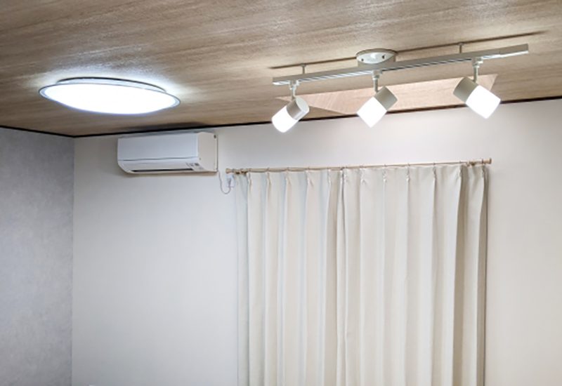 照明LED化工事｜ヒダニ電機株式会社｜福井県福井市のEV・PHEVスポット設備工事、空調設備工事、照明LED化工事、民間電気設備工事、通信設備工事